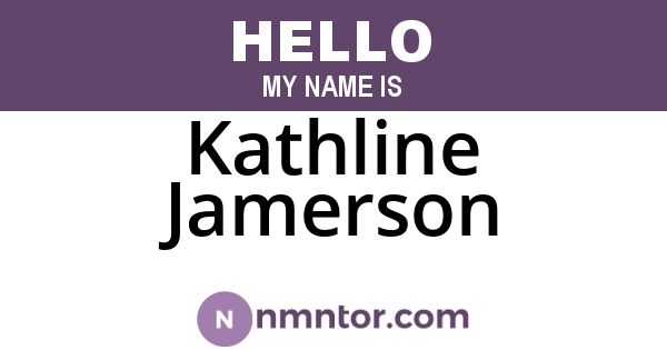 Kathline Jamerson