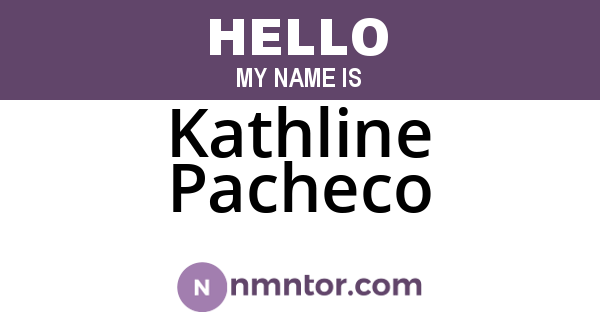 Kathline Pacheco