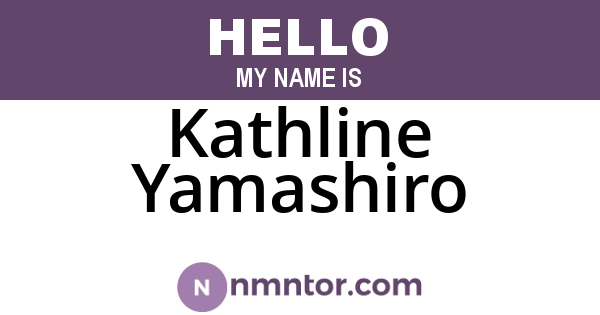 Kathline Yamashiro