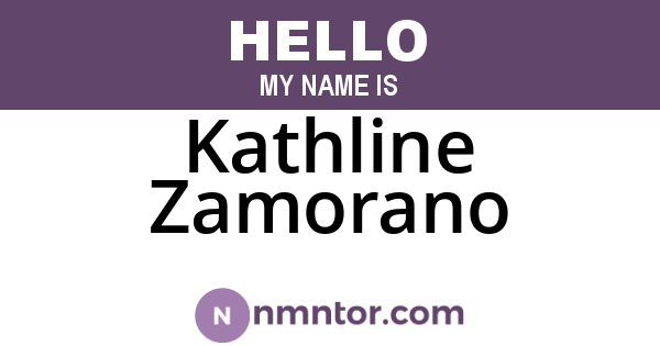Kathline Zamorano