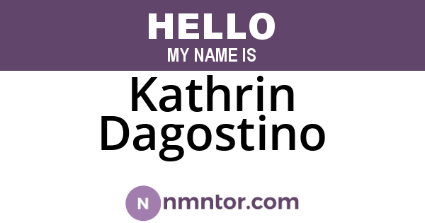 Kathrin Dagostino
