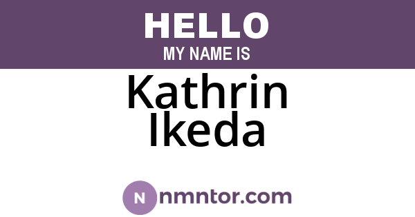 Kathrin Ikeda