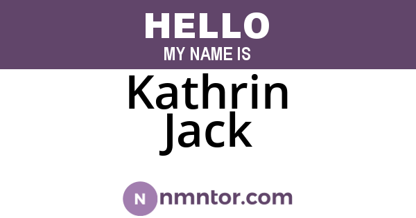 Kathrin Jack