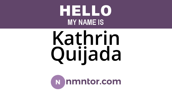 Kathrin Quijada