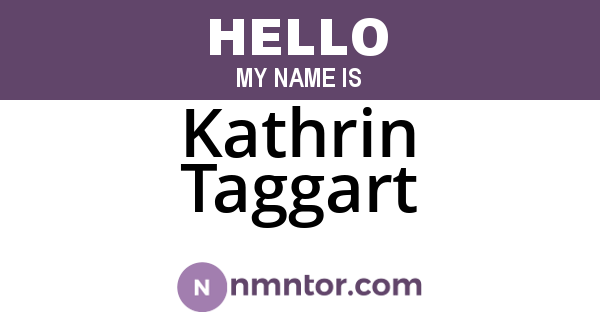 Kathrin Taggart