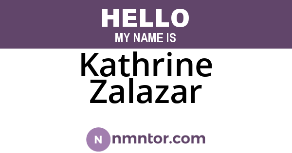 Kathrine Zalazar