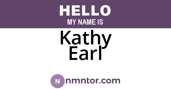 Kathy Earl