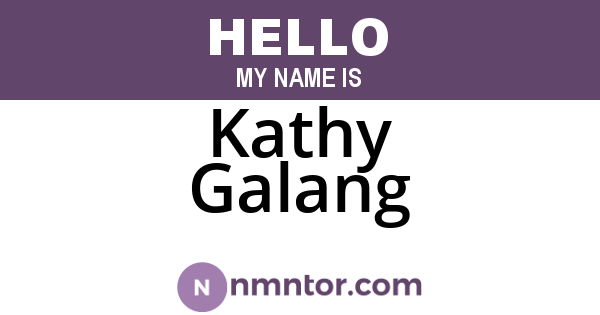 Kathy Galang