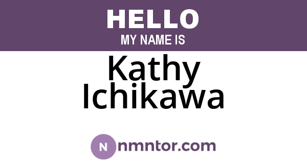 Kathy Ichikawa