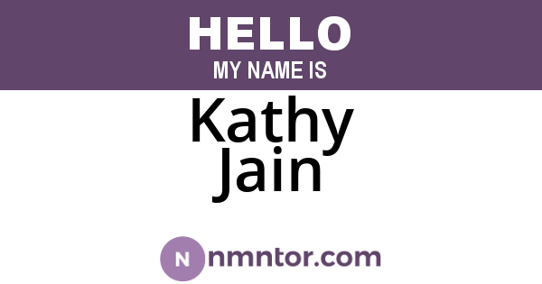 Kathy Jain