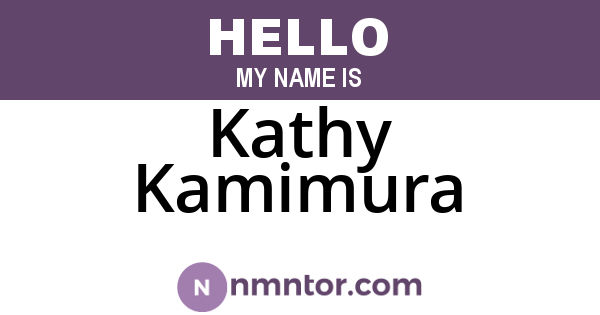Kathy Kamimura