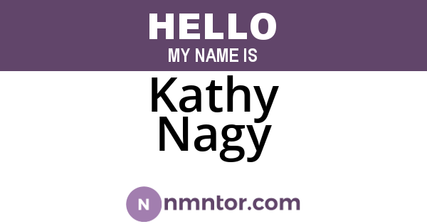 Kathy Nagy