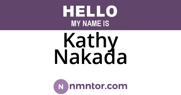 Kathy Nakada