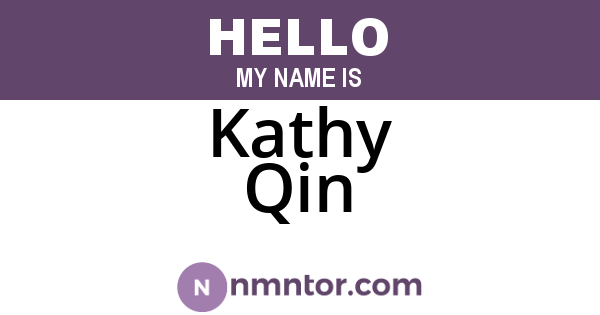 Kathy Qin