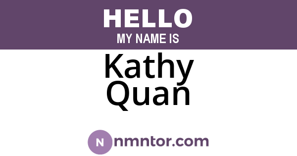 Kathy Quan