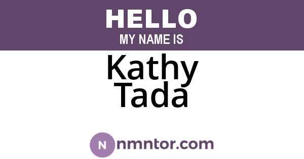 Kathy Tada