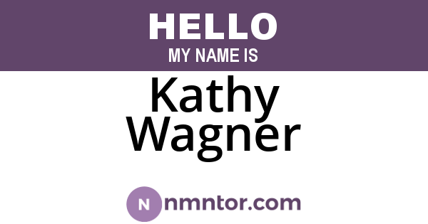 Kathy Wagner