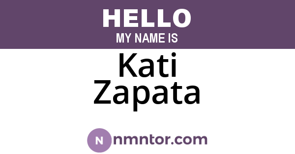 Kati Zapata