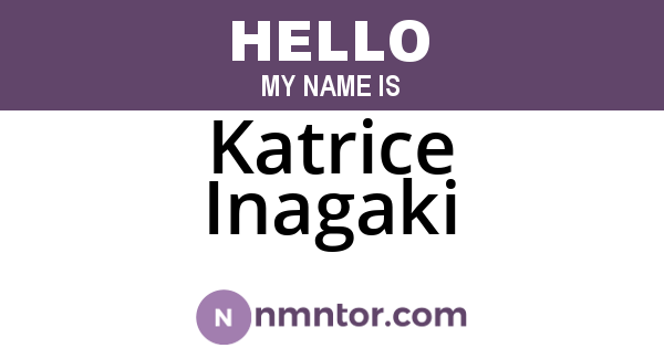 Katrice Inagaki