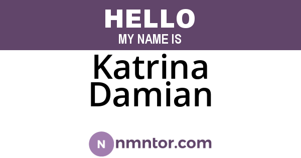 Katrina Damian