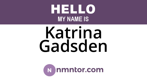 Katrina Gadsden
