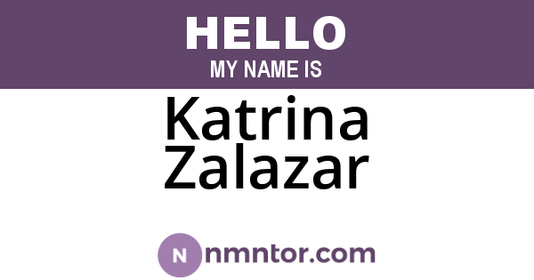 Katrina Zalazar