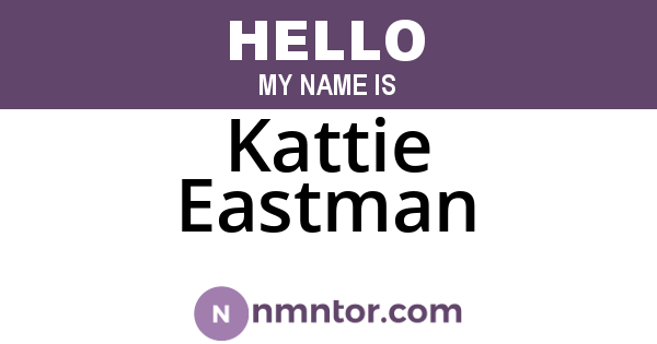 Kattie Eastman
