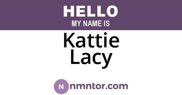 Kattie Lacy