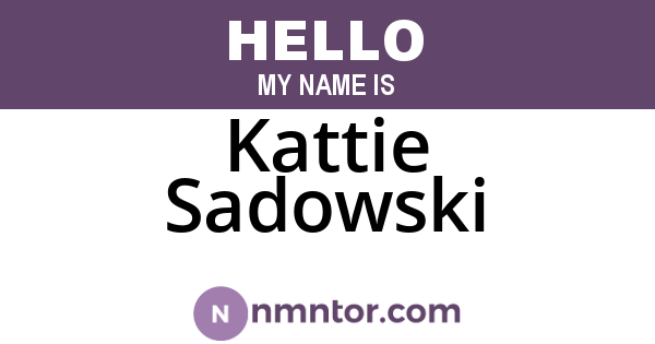 Kattie Sadowski