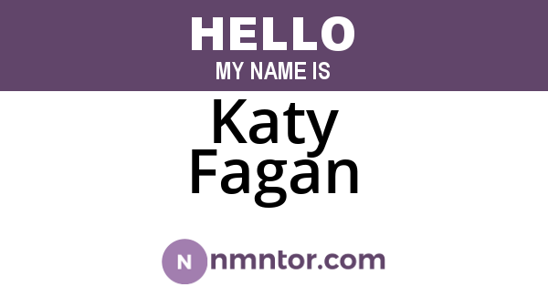 Katy Fagan