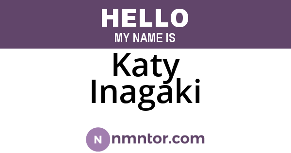 Katy Inagaki
