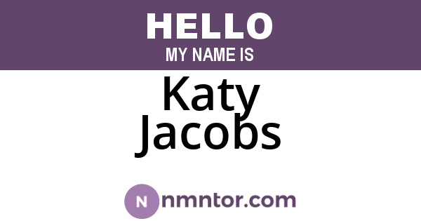 Katy Jacobs