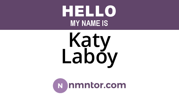 Katy Laboy