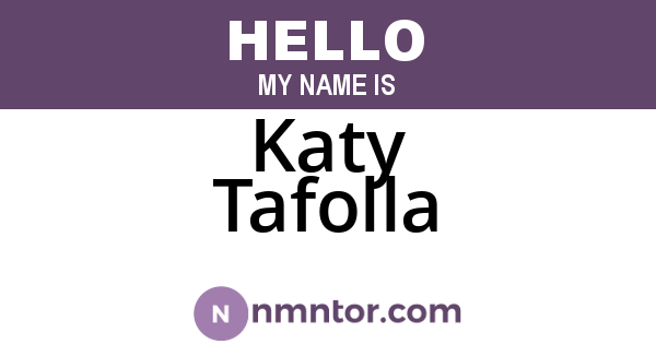 Katy Tafolla