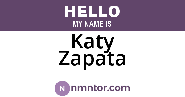 Katy Zapata