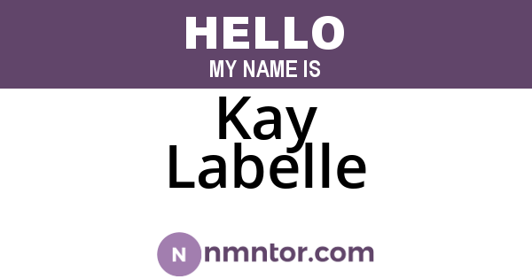 Kay Labelle
