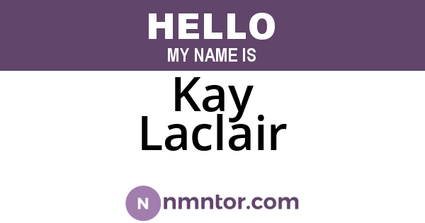 Kay Laclair