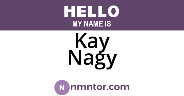 Kay Nagy