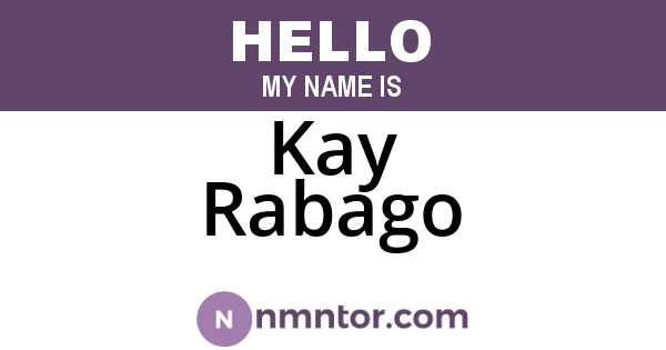 Kay Rabago
