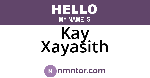 Kay Xayasith