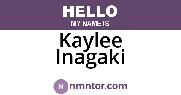 Kaylee Inagaki
