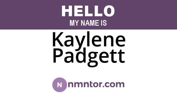 Kaylene Padgett