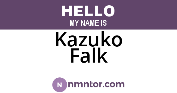 Kazuko Falk