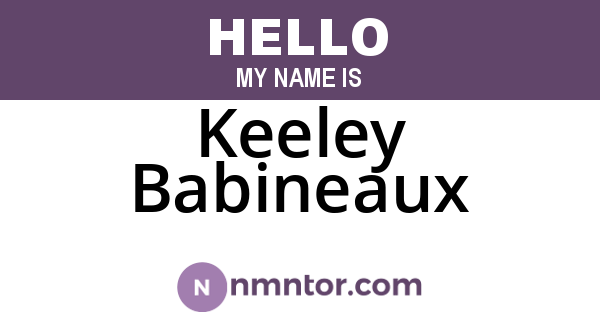 Keeley Babineaux