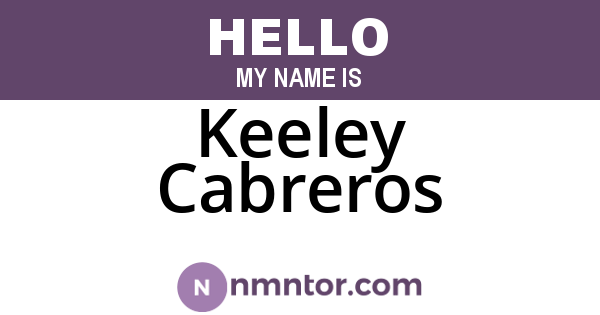Keeley Cabreros