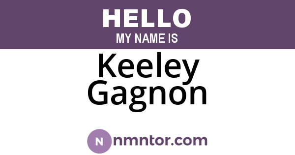 Keeley Gagnon