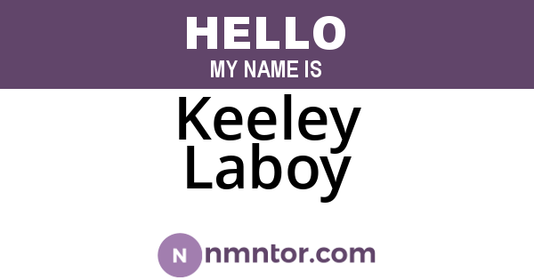Keeley Laboy