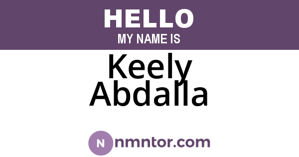 Keely Abdalla