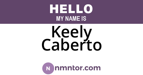 Keely Caberto