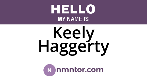 Keely Haggerty